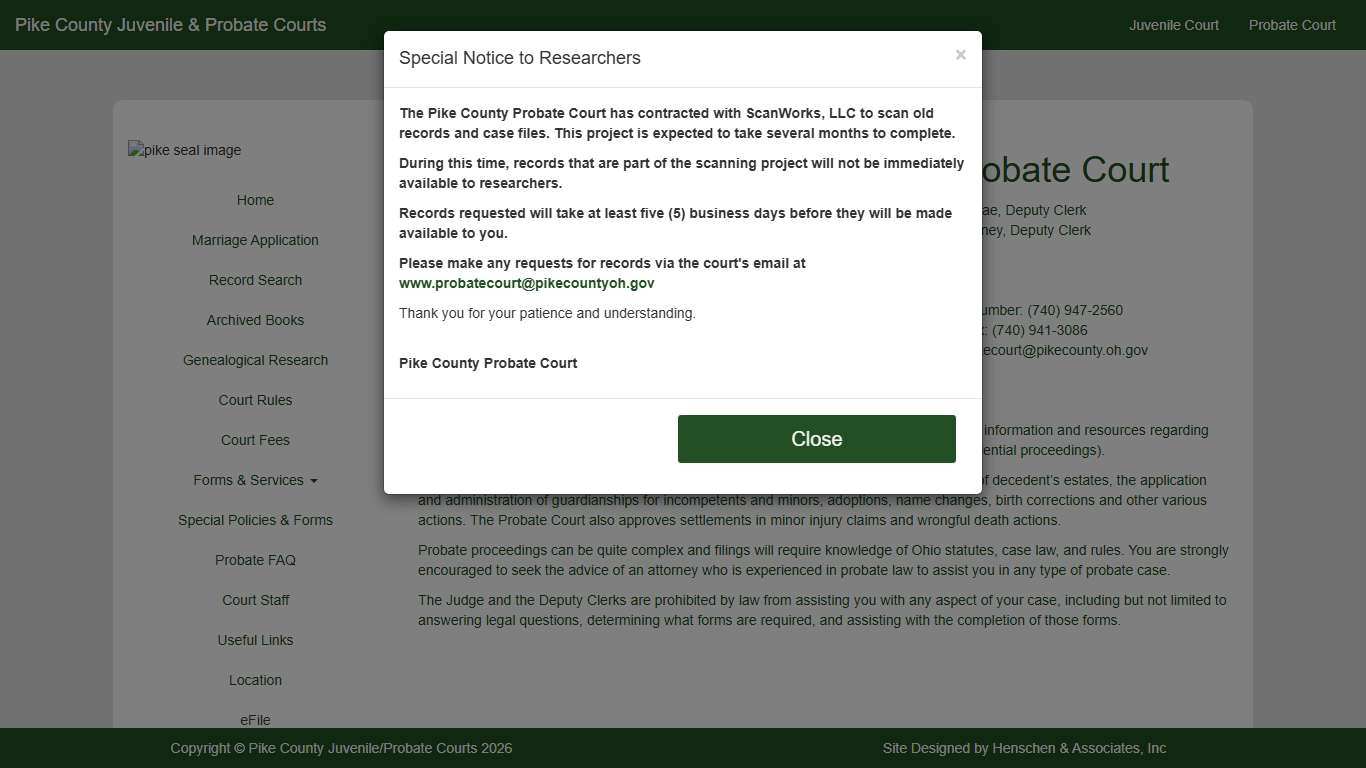 Pike County Juvenile/Probate Court